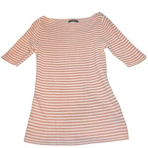 Vintage Ralph Lauren knit sweater 100% cotton 3/4 sleeves size M